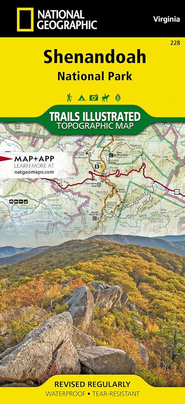 Shenandoah National Park Map (National Geographic Trails Illustrated Map, 228)