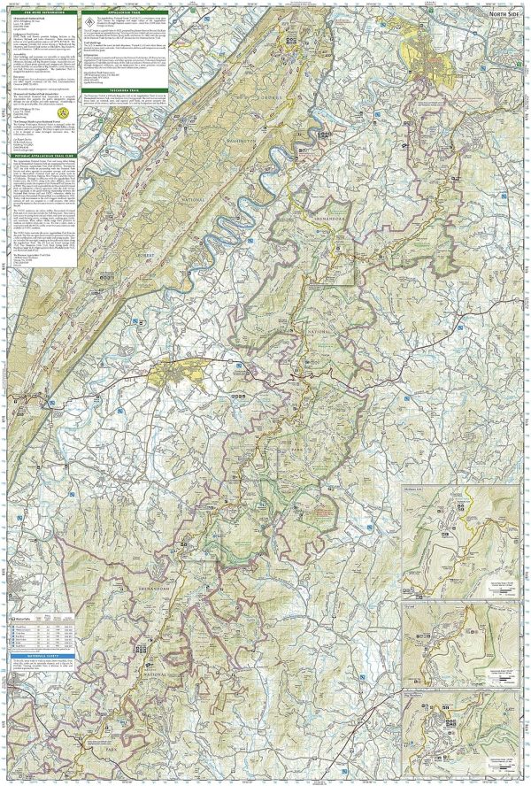 Shenandoah National Park Map (National Geographic Trails Illustrated Map, 228) - Image 5